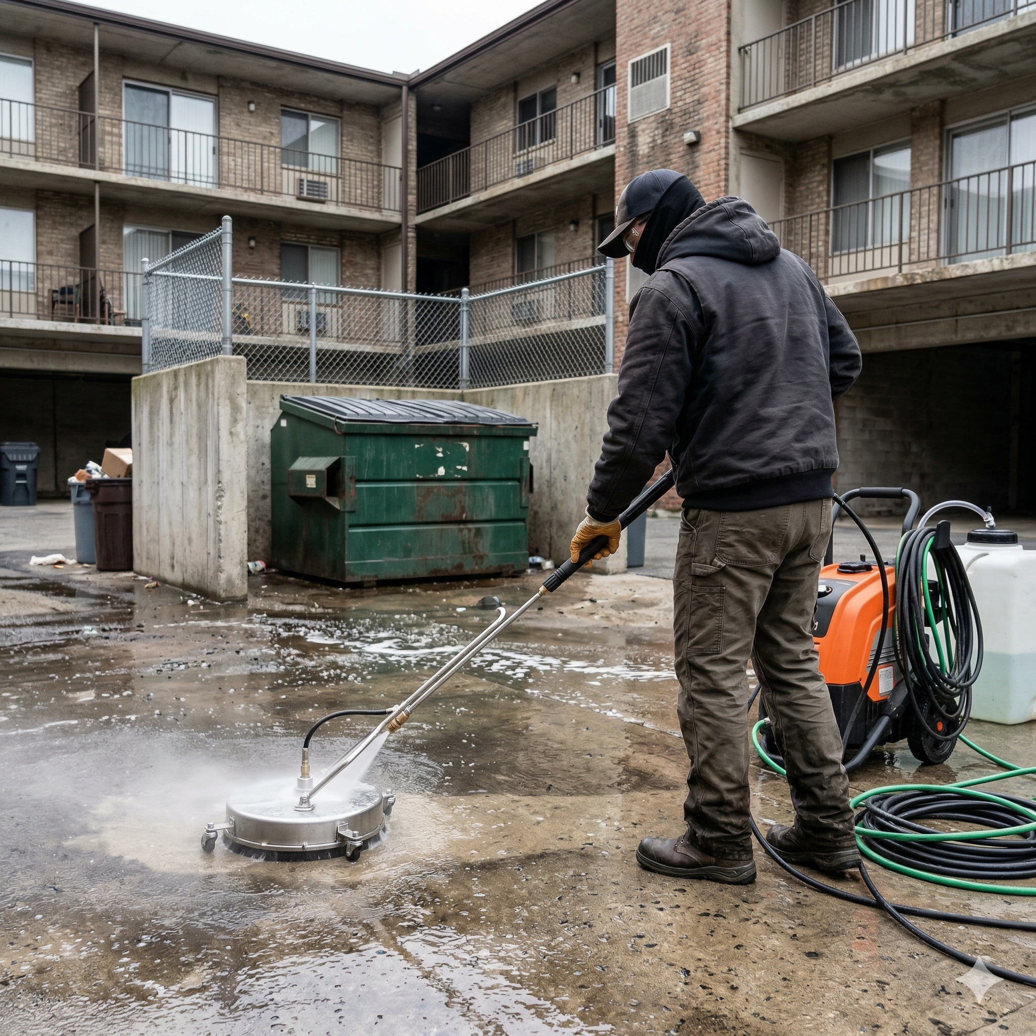 Why Our Dumpster Pad Cleaning Service Stands Out